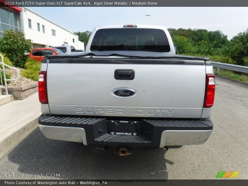 Ingot Silver Metallic / Medium Stone 2010 Ford F250 Super Duty XLT SuperCab 4x4