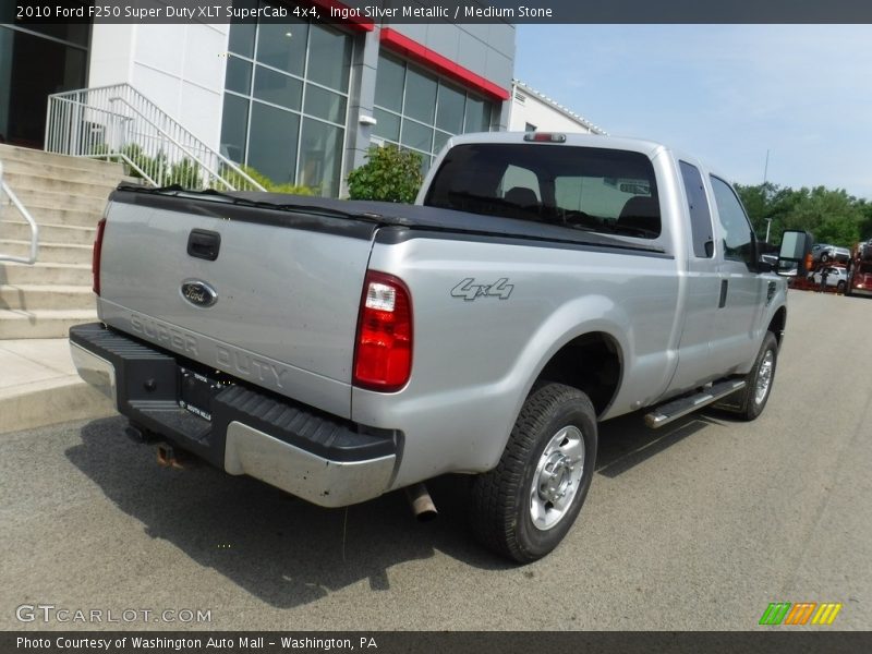 Ingot Silver Metallic / Medium Stone 2010 Ford F250 Super Duty XLT SuperCab 4x4