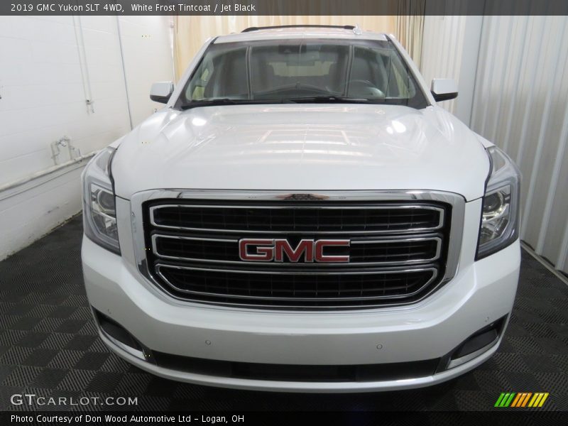 White Frost Tintcoat / Jet Black 2019 GMC Yukon SLT 4WD