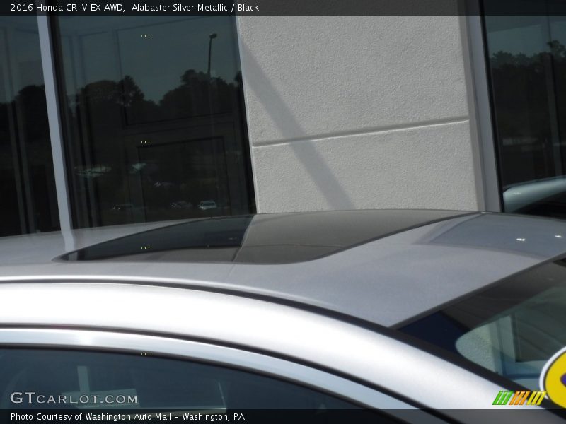 Alabaster Silver Metallic / Black 2016 Honda CR-V EX AWD