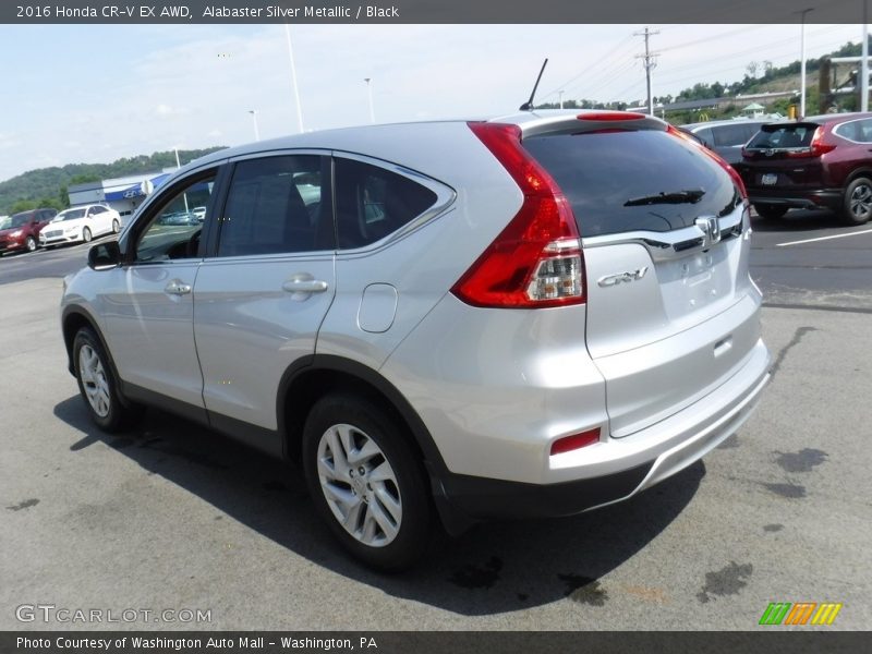 Alabaster Silver Metallic / Black 2016 Honda CR-V EX AWD