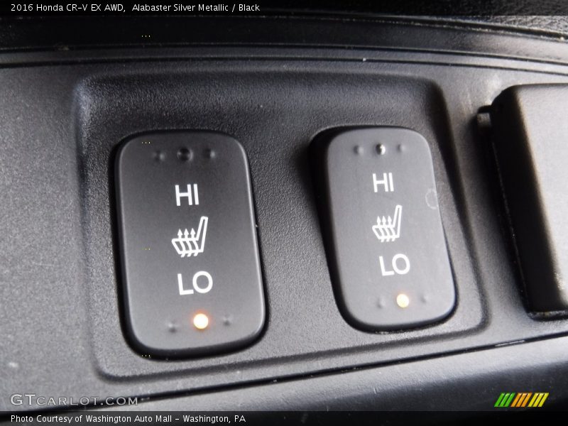 Alabaster Silver Metallic / Black 2016 Honda CR-V EX AWD