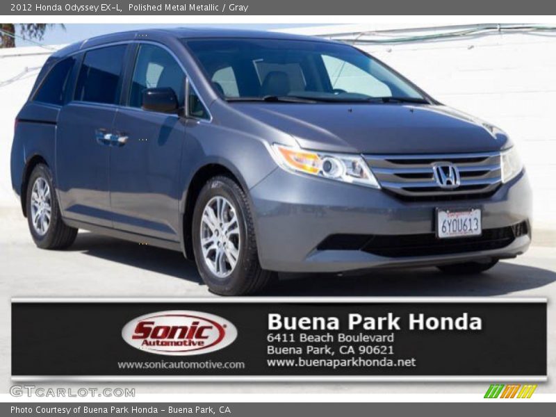 Polished Metal Metallic / Gray 2012 Honda Odyssey EX-L