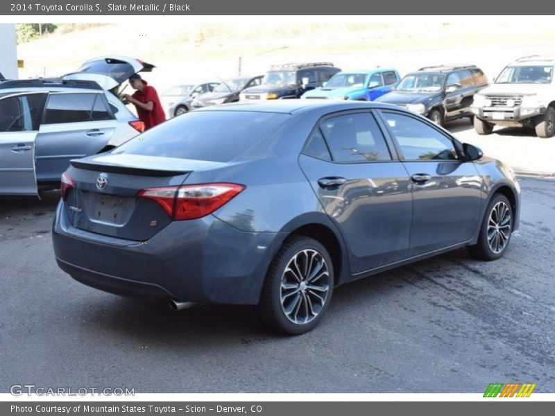 Slate Metallic / Black 2014 Toyota Corolla S
