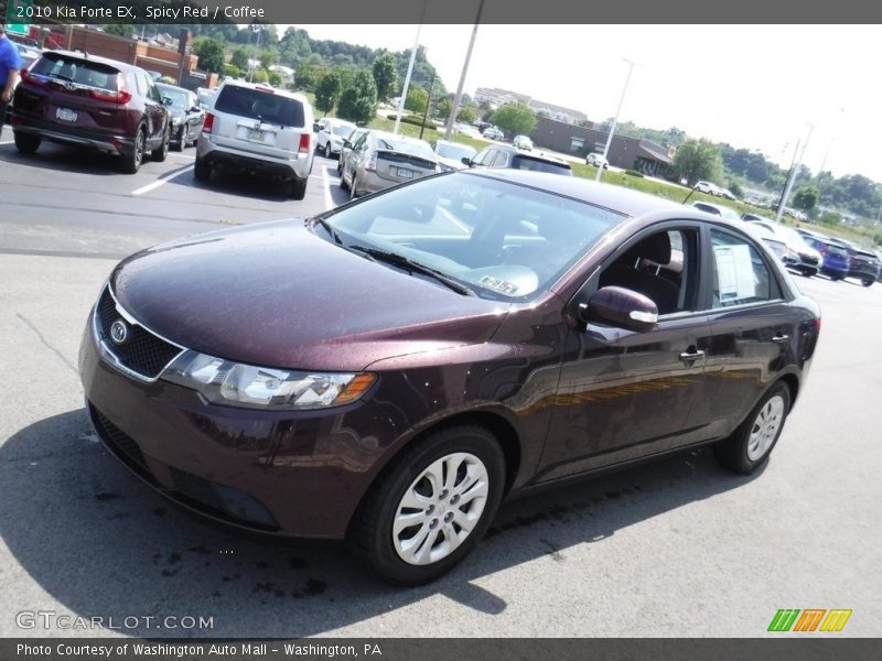 Spicy Red / Coffee 2010 Kia Forte EX