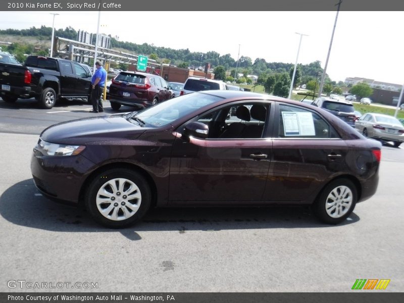 Spicy Red / Coffee 2010 Kia Forte EX