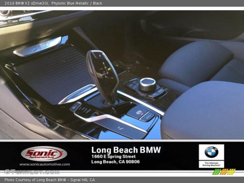 Phytonic Blue Metallic / Black 2019 BMW X3 sDrive30i