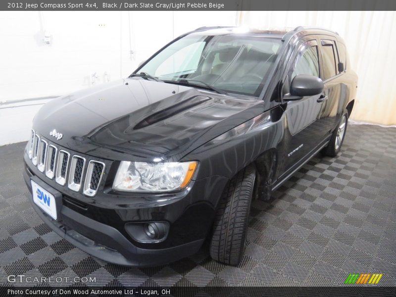 Black / Dark Slate Gray/Light Pebble Beige 2012 Jeep Compass Sport 4x4
