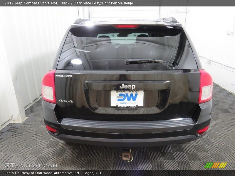 Black / Dark Slate Gray/Light Pebble Beige 2012 Jeep Compass Sport 4x4