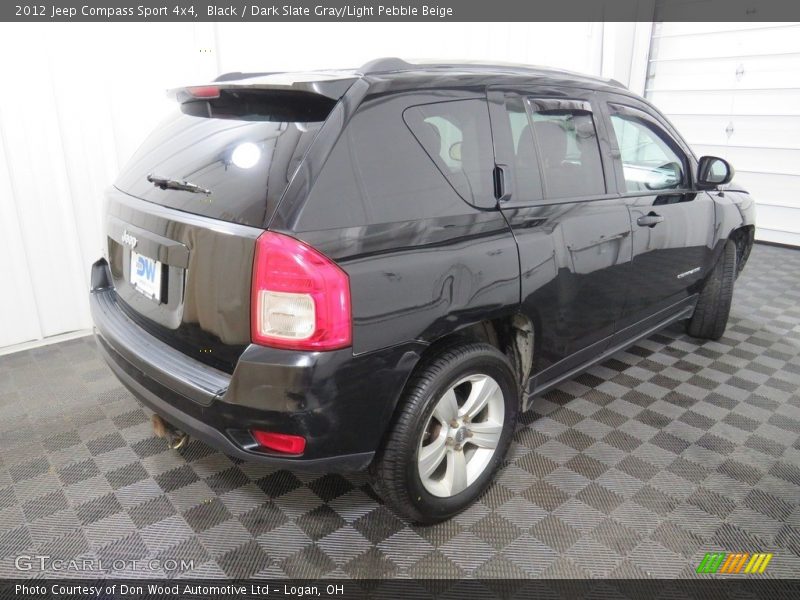Black / Dark Slate Gray/Light Pebble Beige 2012 Jeep Compass Sport 4x4