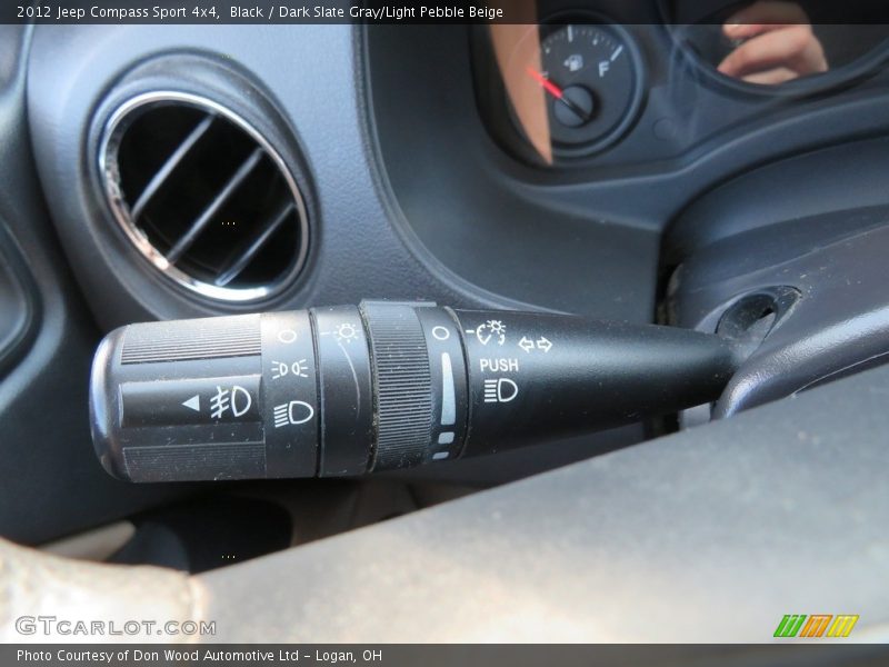 Black / Dark Slate Gray/Light Pebble Beige 2012 Jeep Compass Sport 4x4