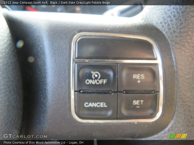 Black / Dark Slate Gray/Light Pebble Beige 2012 Jeep Compass Sport 4x4