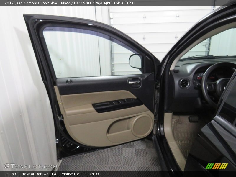 Black / Dark Slate Gray/Light Pebble Beige 2012 Jeep Compass Sport 4x4