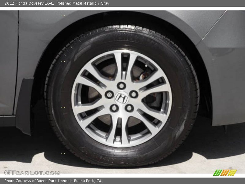 Polished Metal Metallic / Gray 2012 Honda Odyssey EX-L