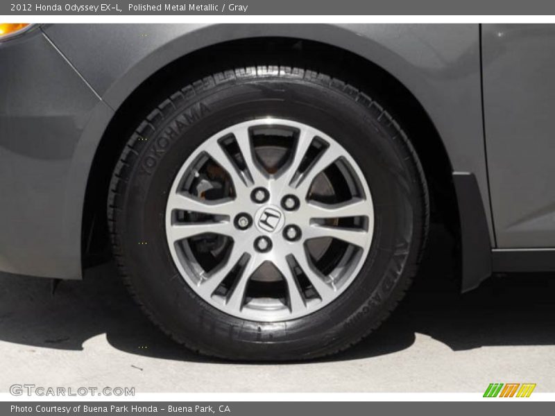 Polished Metal Metallic / Gray 2012 Honda Odyssey EX-L