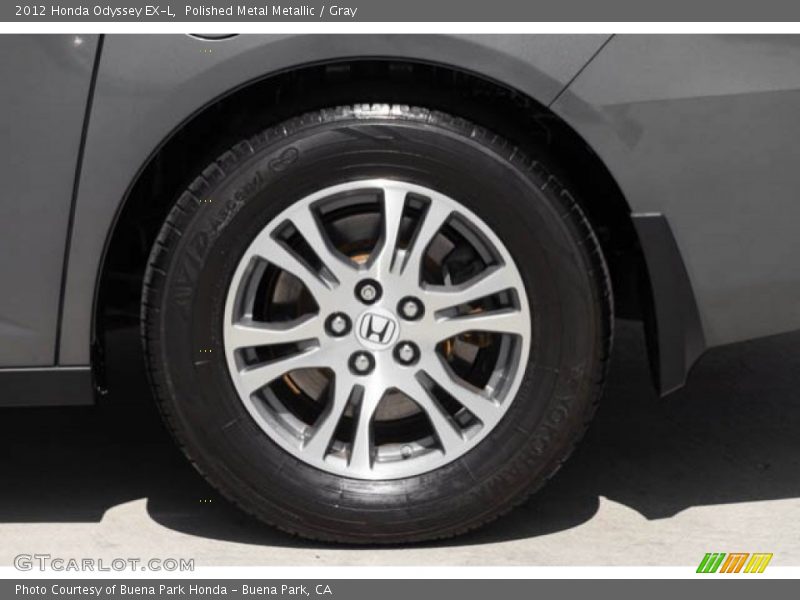 Polished Metal Metallic / Gray 2012 Honda Odyssey EX-L