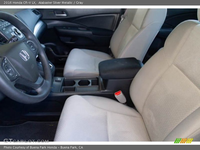 Alabaster Silver Metallic / Gray 2016 Honda CR-V LX