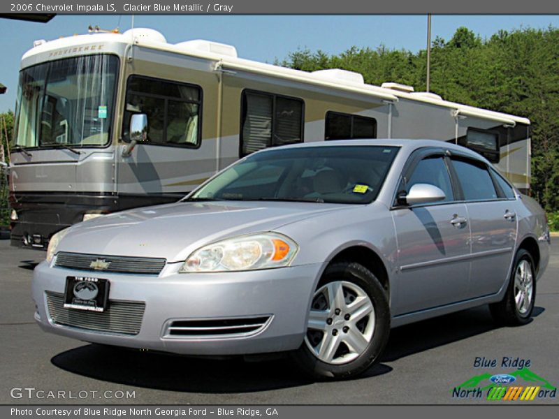 Glacier Blue Metallic / Gray 2006 Chevrolet Impala LS