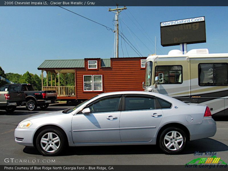 Glacier Blue Metallic / Gray 2006 Chevrolet Impala LS