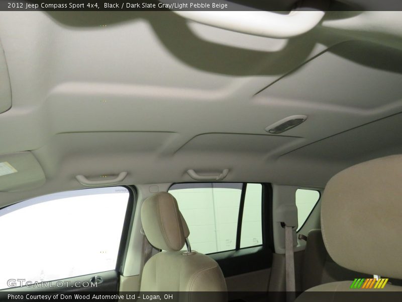 Black / Dark Slate Gray/Light Pebble Beige 2012 Jeep Compass Sport 4x4