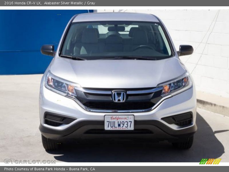 Alabaster Silver Metallic / Gray 2016 Honda CR-V LX