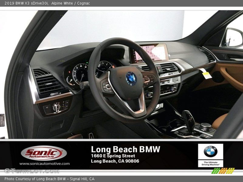 Alpine White / Cognac 2019 BMW X3 sDrive30i