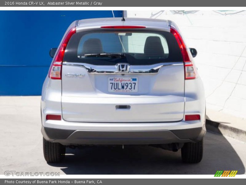 Alabaster Silver Metallic / Gray 2016 Honda CR-V LX