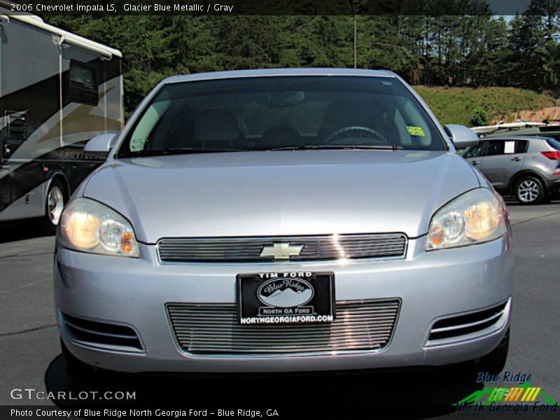 Glacier Blue Metallic / Gray 2006 Chevrolet Impala LS