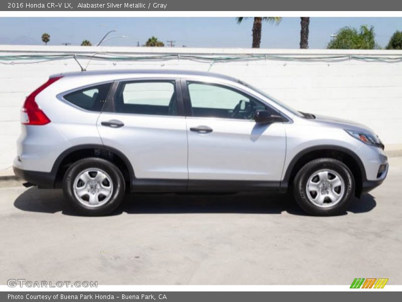 Alabaster Silver Metallic / Gray 2016 Honda CR-V LX