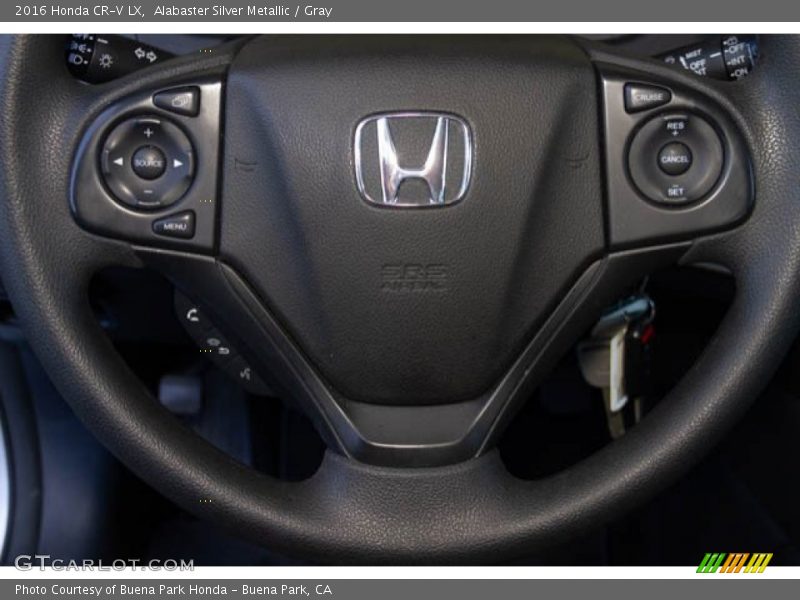 Alabaster Silver Metallic / Gray 2016 Honda CR-V LX