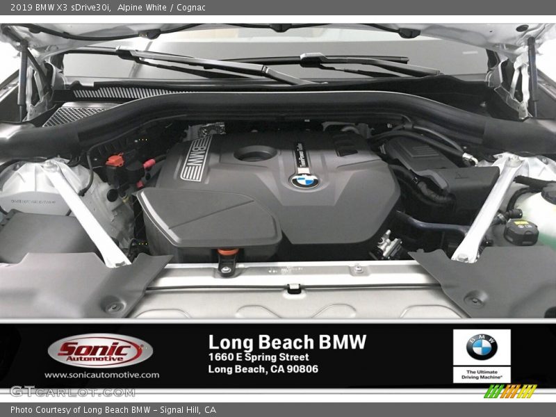 Alpine White / Cognac 2019 BMW X3 sDrive30i