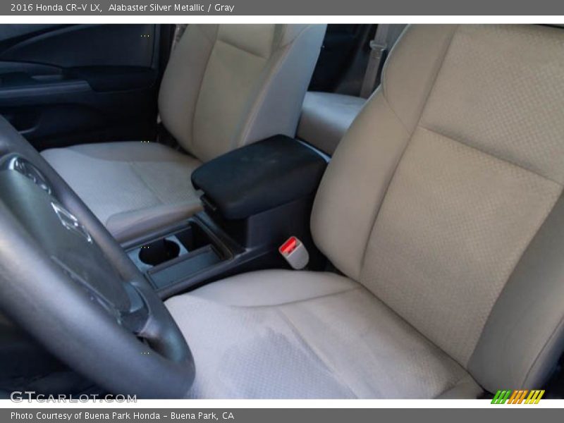 Alabaster Silver Metallic / Gray 2016 Honda CR-V LX