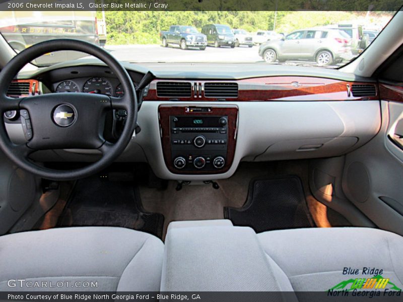 Glacier Blue Metallic / Gray 2006 Chevrolet Impala LS