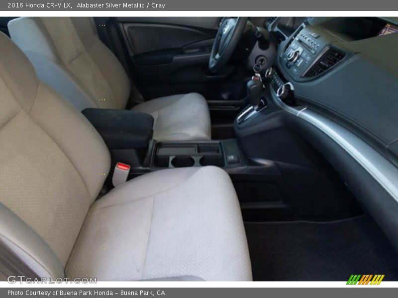 Alabaster Silver Metallic / Gray 2016 Honda CR-V LX