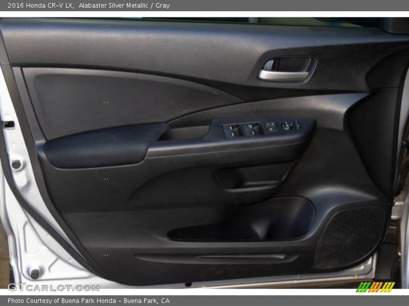 Alabaster Silver Metallic / Gray 2016 Honda CR-V LX