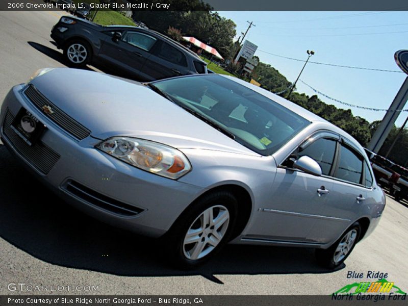 Glacier Blue Metallic / Gray 2006 Chevrolet Impala LS