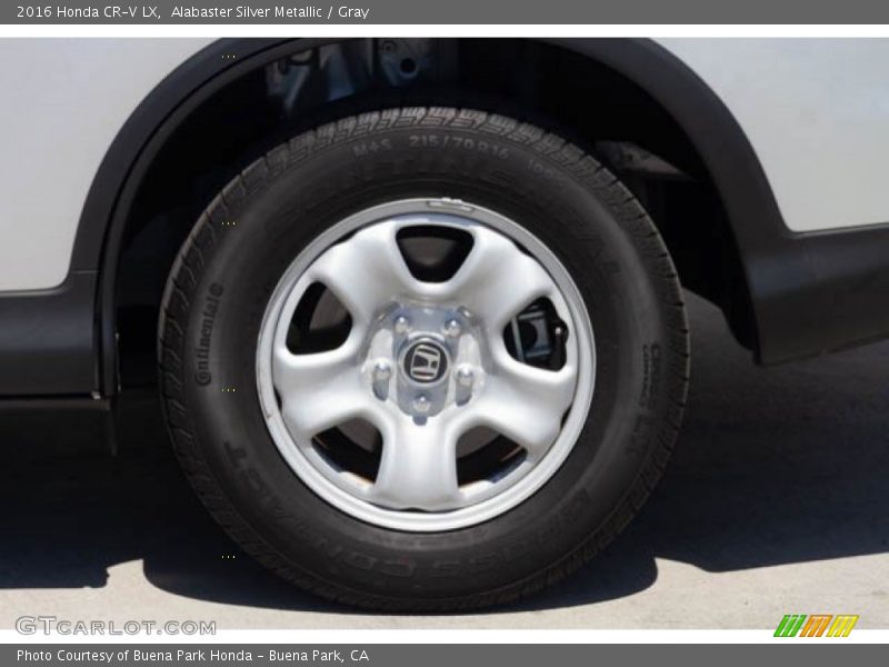 Alabaster Silver Metallic / Gray 2016 Honda CR-V LX