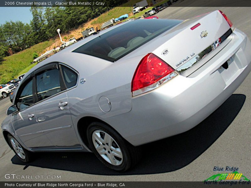 Glacier Blue Metallic / Gray 2006 Chevrolet Impala LS