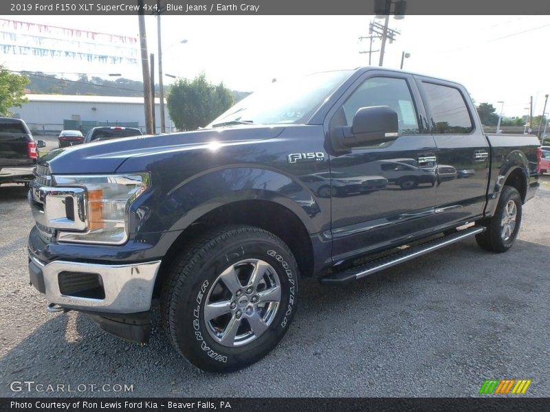 Blue Jeans / Earth Gray 2019 Ford F150 XLT SuperCrew 4x4