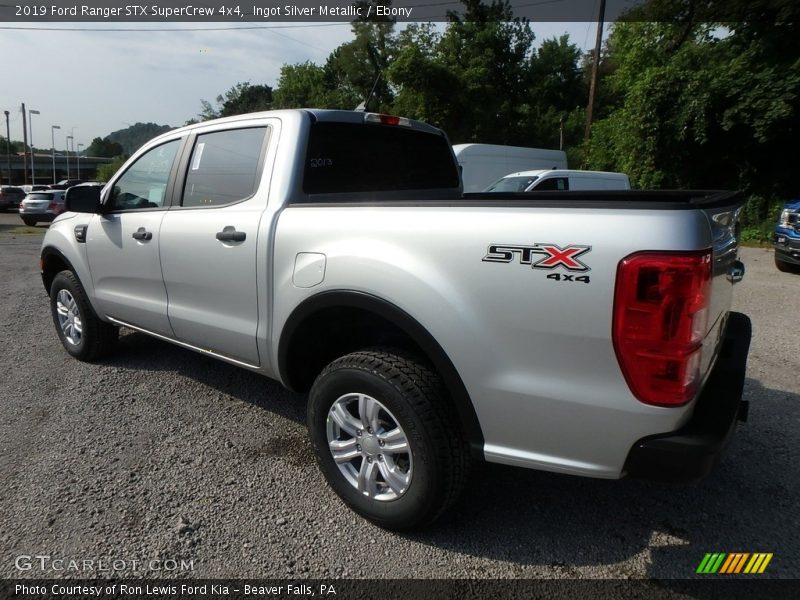 Ingot Silver Metallic / Ebony 2019 Ford Ranger STX SuperCrew 4x4