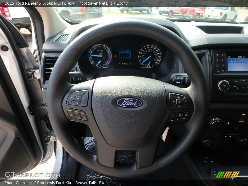 Ingot Silver Metallic / Ebony 2019 Ford Ranger STX SuperCrew 4x4