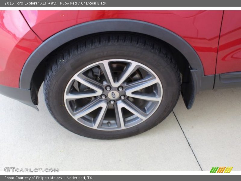 Ruby Red / Charcoal Black 2015 Ford Explorer XLT 4WD