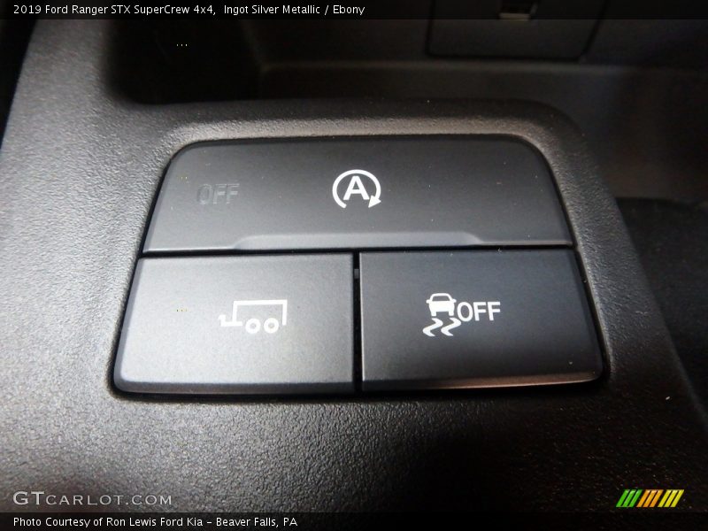 Ingot Silver Metallic / Ebony 2019 Ford Ranger STX SuperCrew 4x4