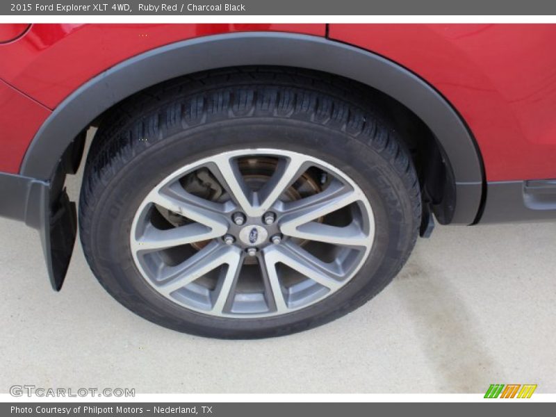 Ruby Red / Charcoal Black 2015 Ford Explorer XLT 4WD