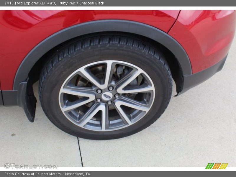Ruby Red / Charcoal Black 2015 Ford Explorer XLT 4WD
