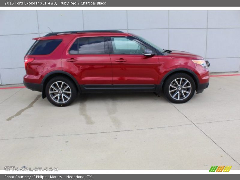 Ruby Red / Charcoal Black 2015 Ford Explorer XLT 4WD