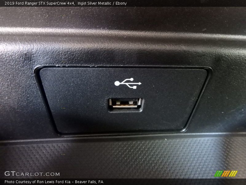 Ingot Silver Metallic / Ebony 2019 Ford Ranger STX SuperCrew 4x4