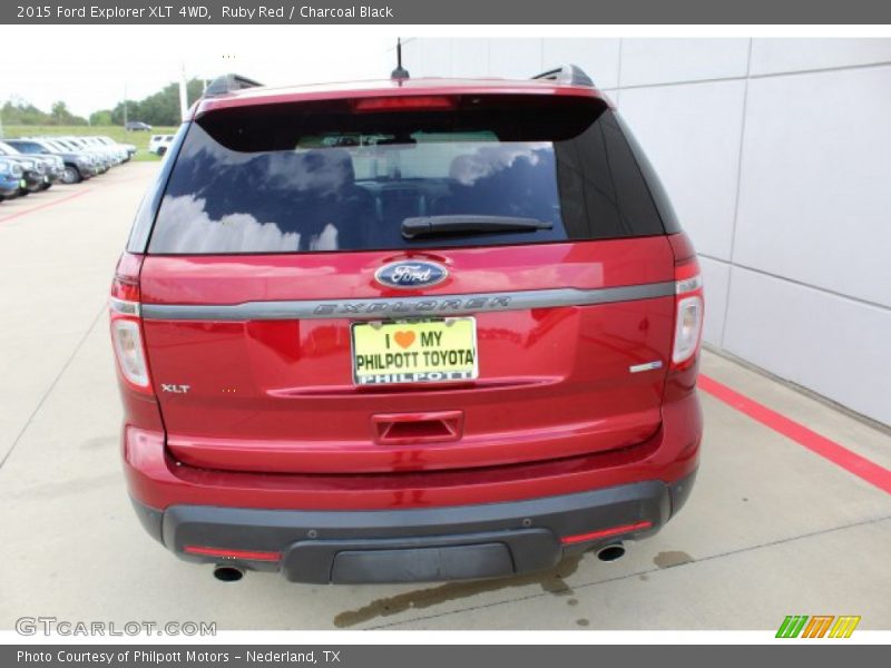 Ruby Red / Charcoal Black 2015 Ford Explorer XLT 4WD