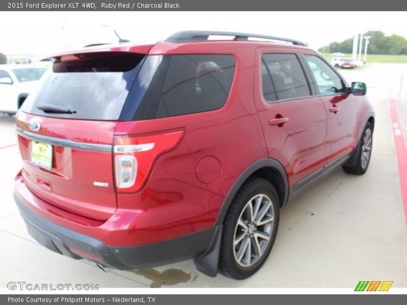Ruby Red / Charcoal Black 2015 Ford Explorer XLT 4WD