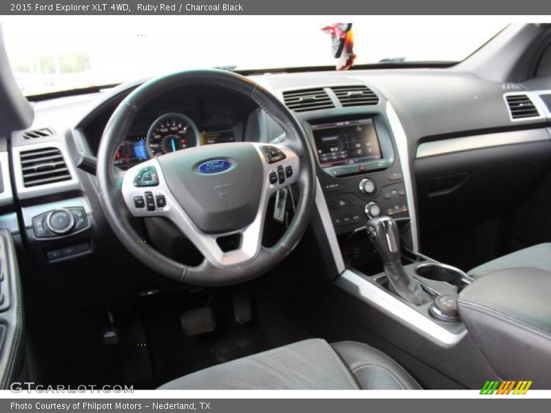 Ruby Red / Charcoal Black 2015 Ford Explorer XLT 4WD